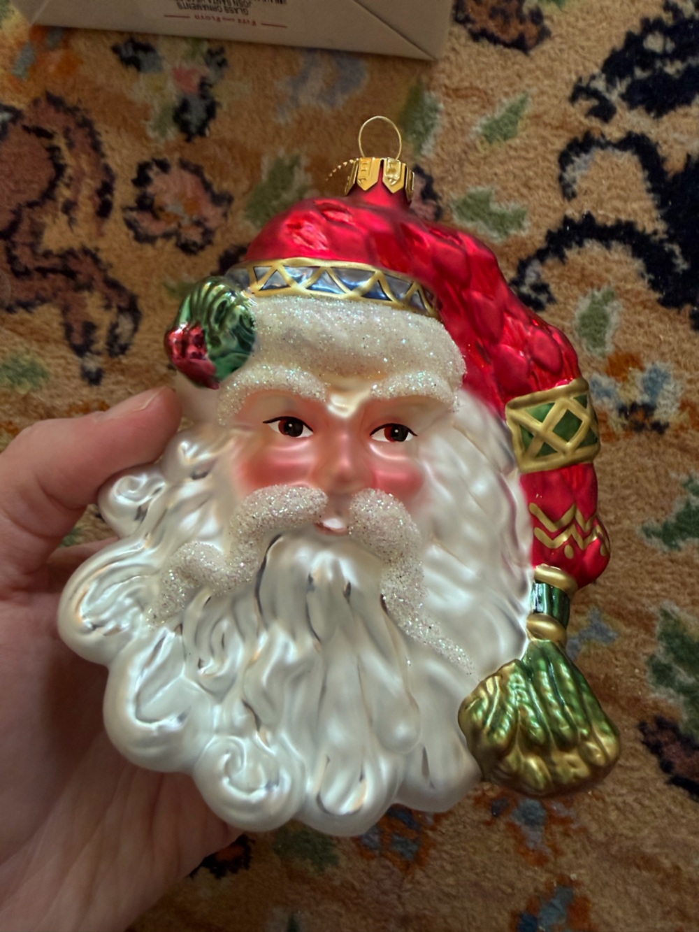Fitz and Floyd Vintage Santa Ornament